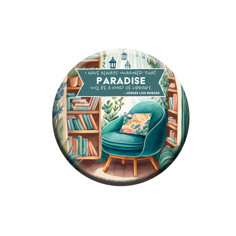 Reading Paradise Magnet