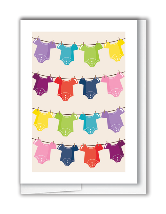 Baby Laundry Mini Card