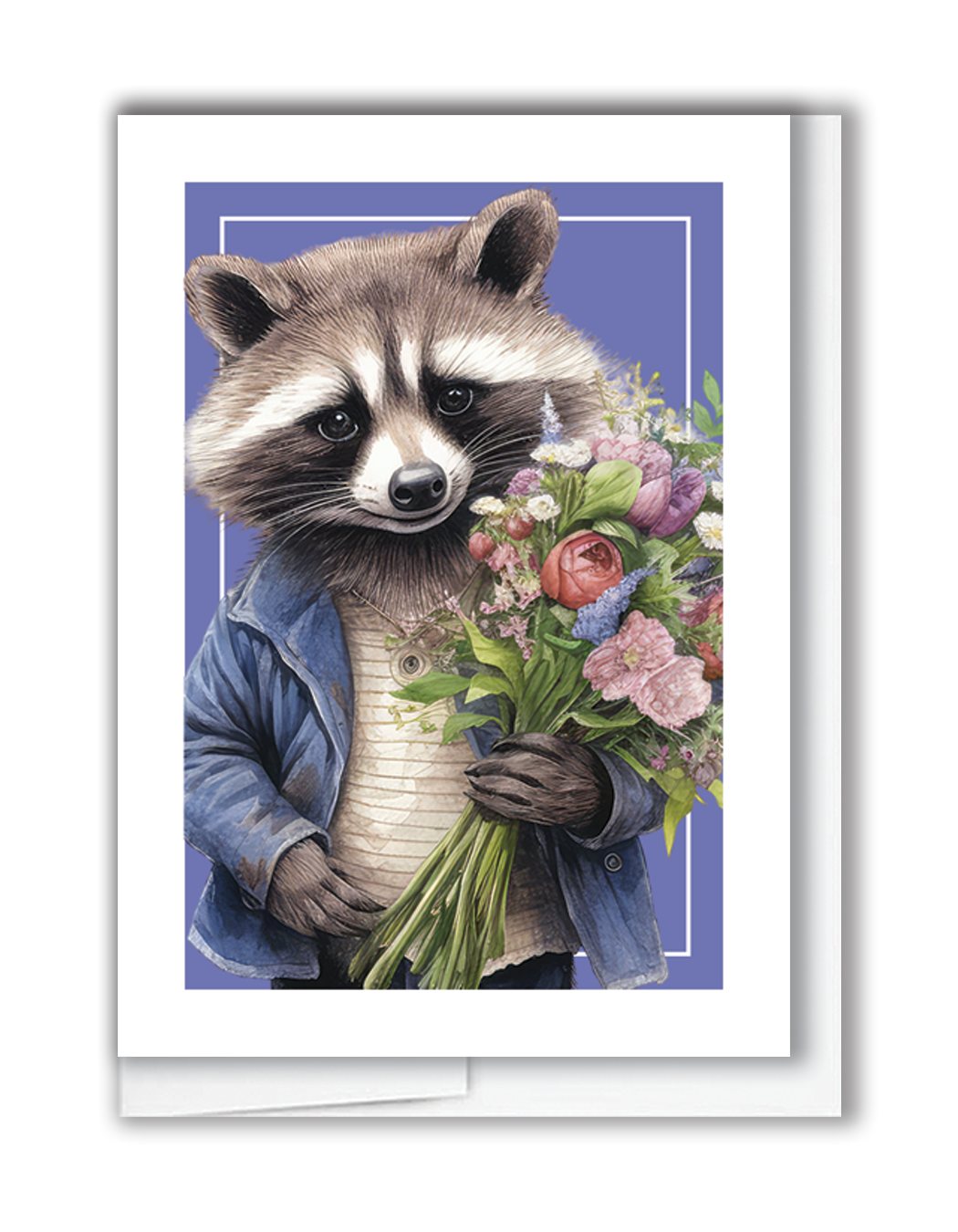 Raccoon Mini Card