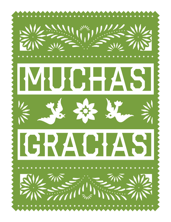 Muchas Gracias