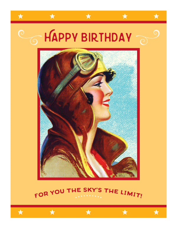Birthday Aviatrix