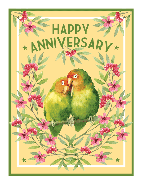 Anniversary Parrots