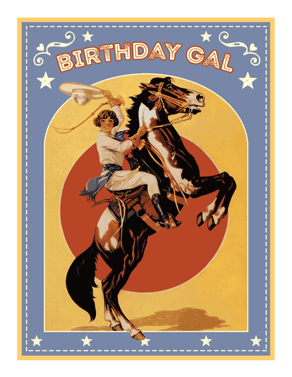 Birthday Cowgirl