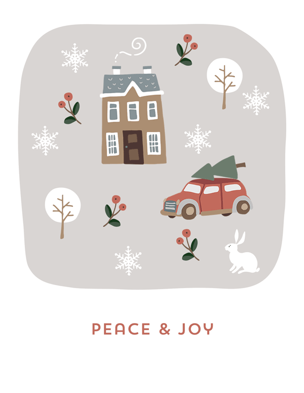 Winter Note Card 2