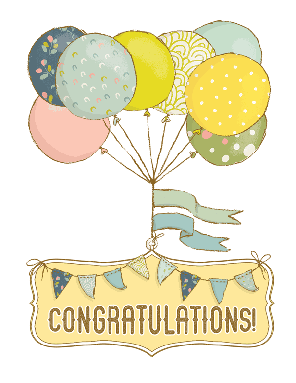 Congrats Balloons