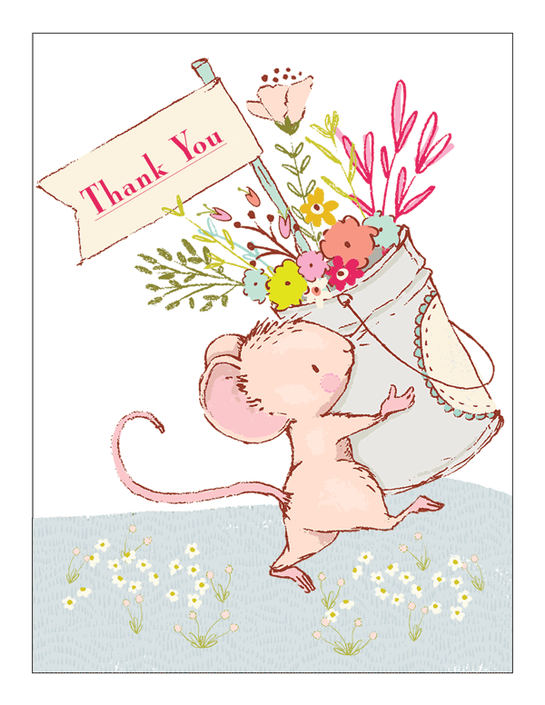 Thank You Flower Mouse