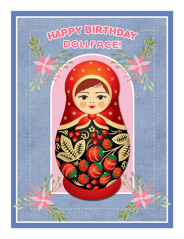 Birthday Dollface