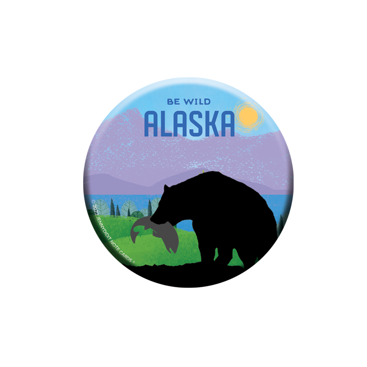 AK Bear Magnet