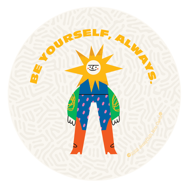 Be Yourself Sticker