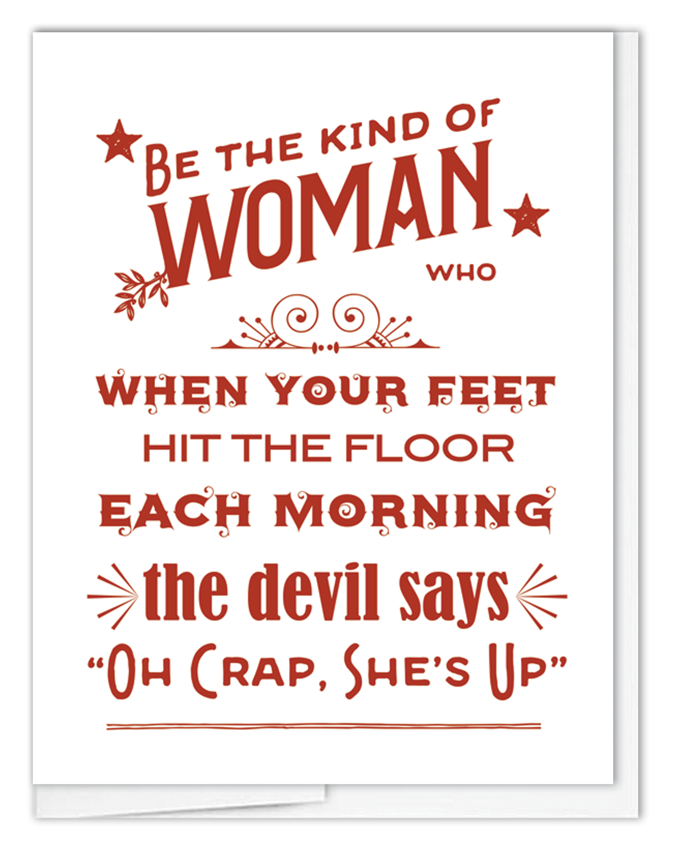 Woman Card JennyDidIt Note Cards