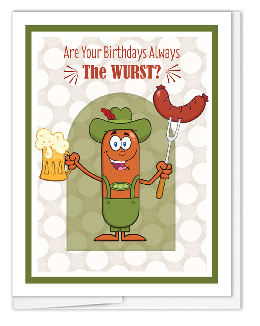 Wurst Birthday JennyDidIt Note Cards