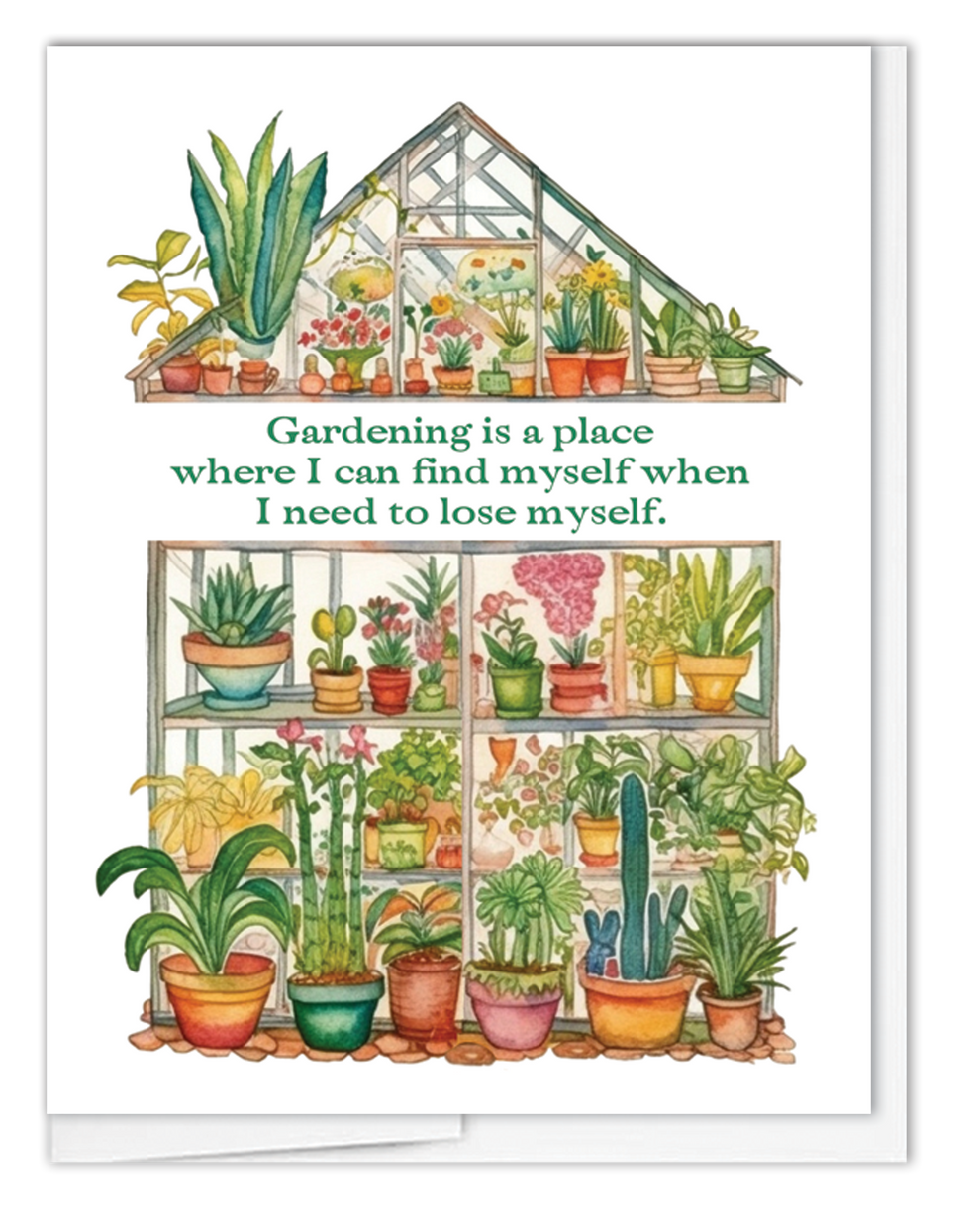 Greenhouse JennyDidIt Note Cards