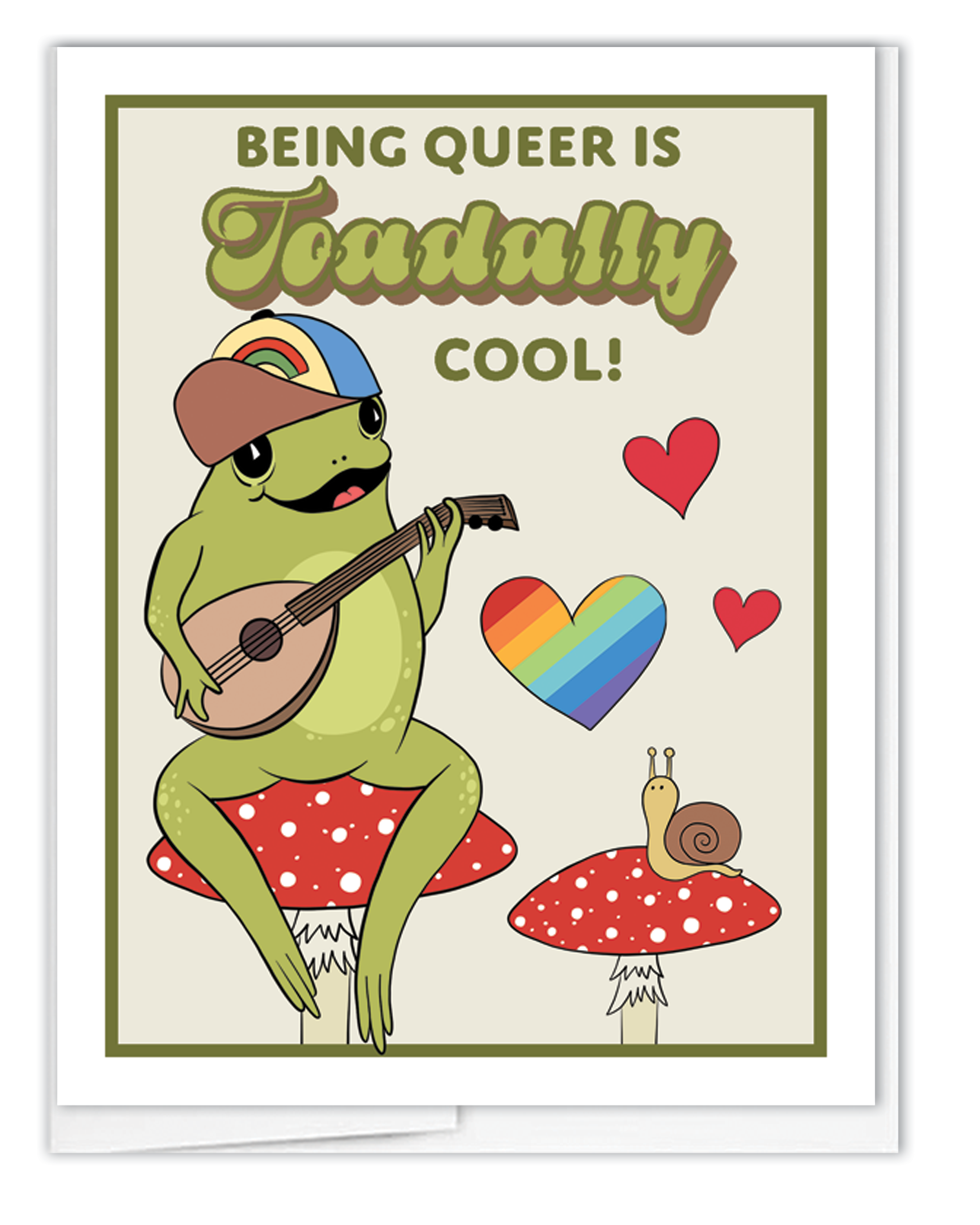 Note Toad Queer Toad – JennyDidIt Note Cards