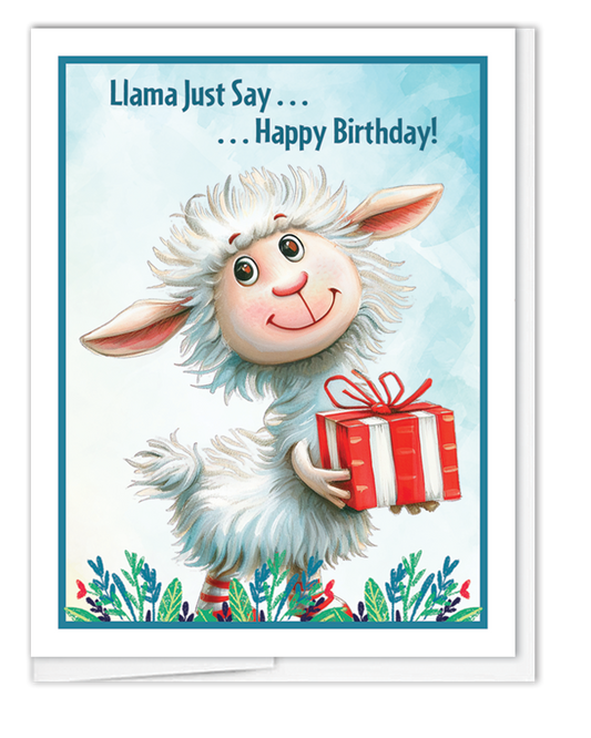 Llama Say Birthday