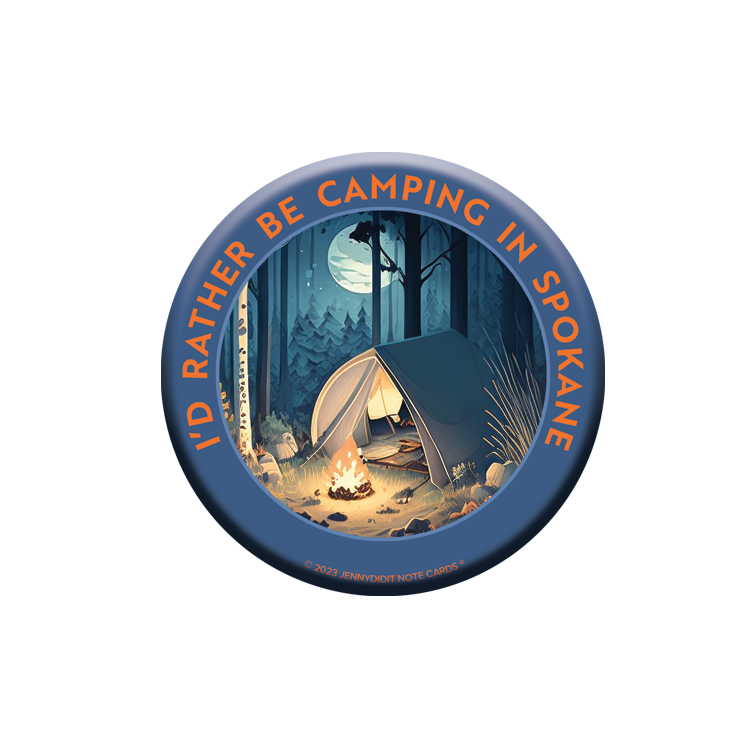 Spokane WA Camping Magnet