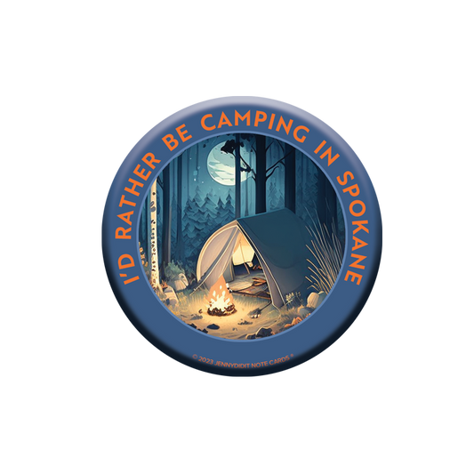 Spokane WA Camping Magnet