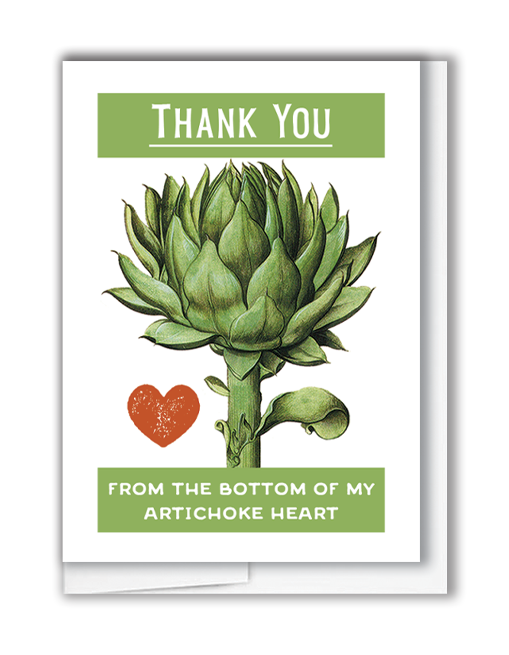 Thank you Artichoke Mini Card