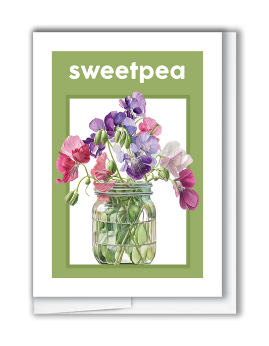 Sweetpea Mini Card