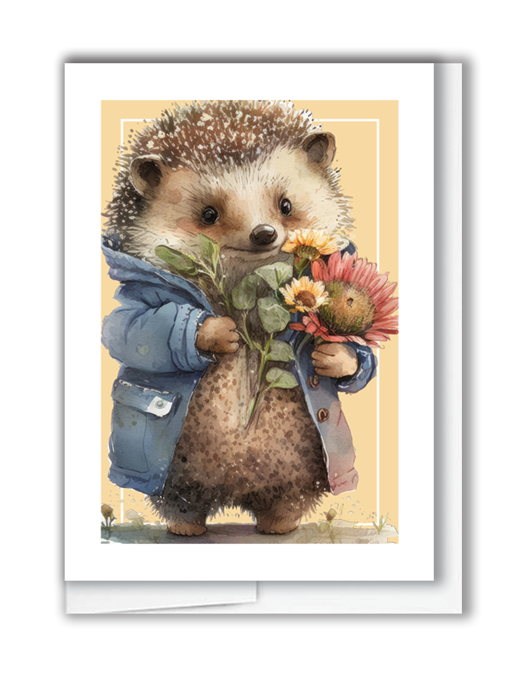 Hedgehog Mini Card