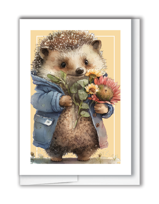 Hedgehog Mini Card