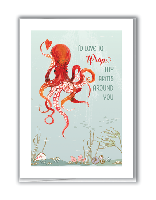 Octopus Love Mini Card
