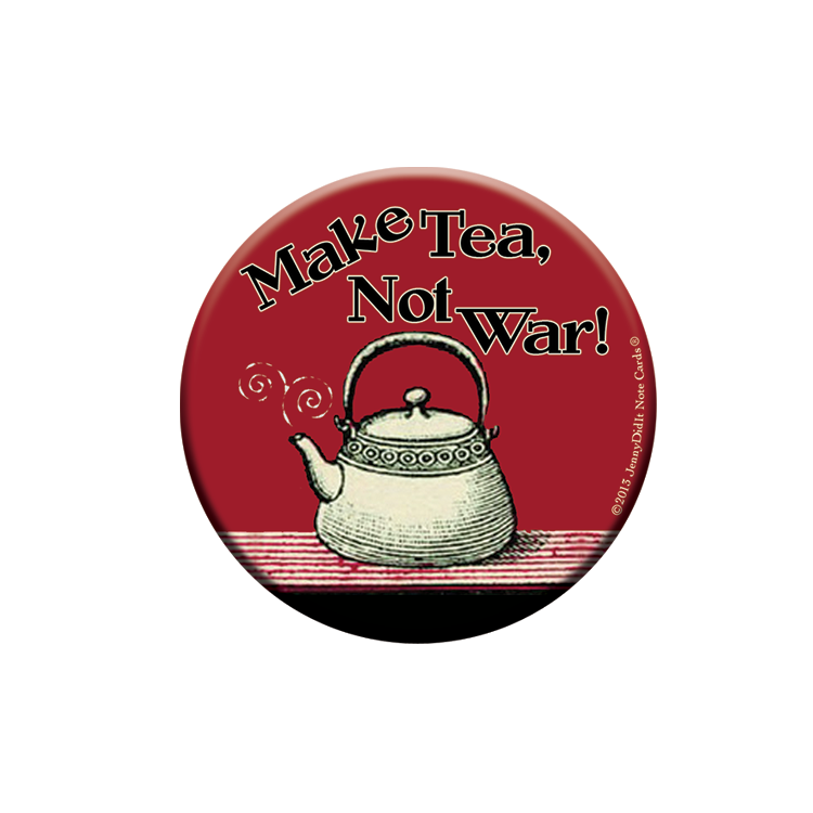 Tea Not War Mini-Mirror