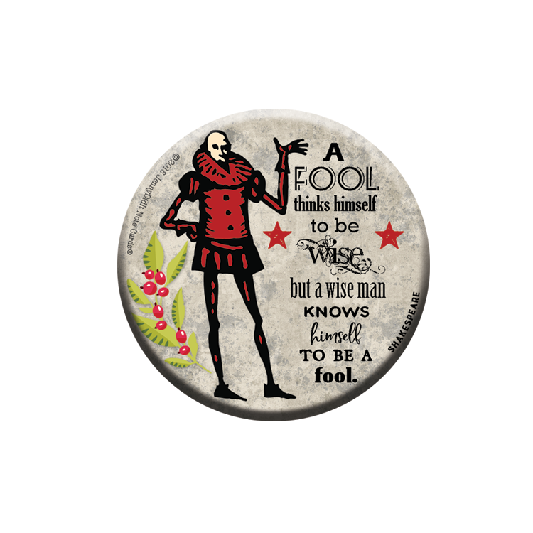 Shakespeare A Fool Magnet