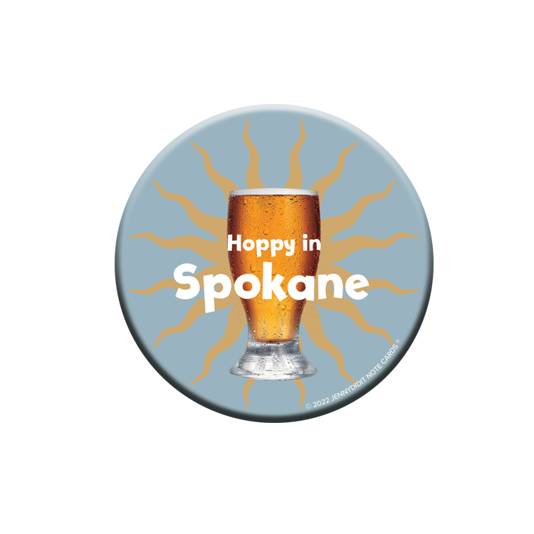 Spokane WA Hoppy Beer Magnet