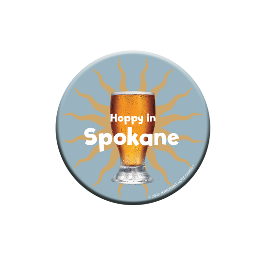 WA Spokane Hoppy Beer Magnet