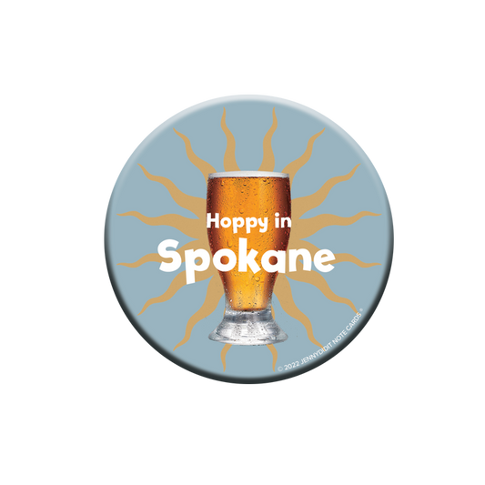 Spokane WA Hoppy Beer Magnet