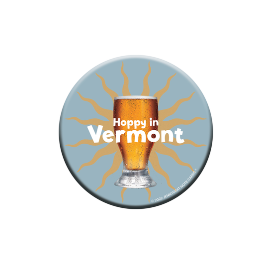 VT Hoppy Beer Magnet
