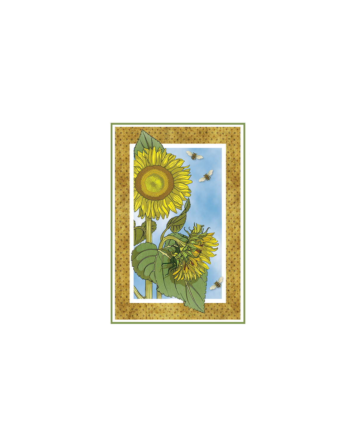 Sunflowers Gift Enclosure Card