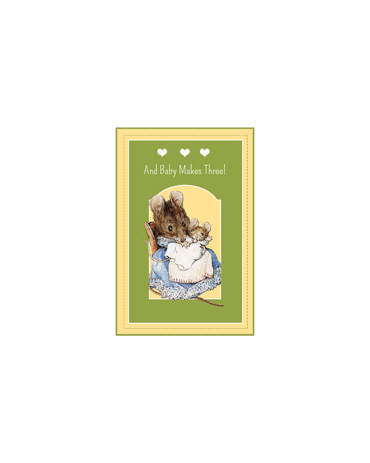 Baby Makes Three Gift Enclosure Card
