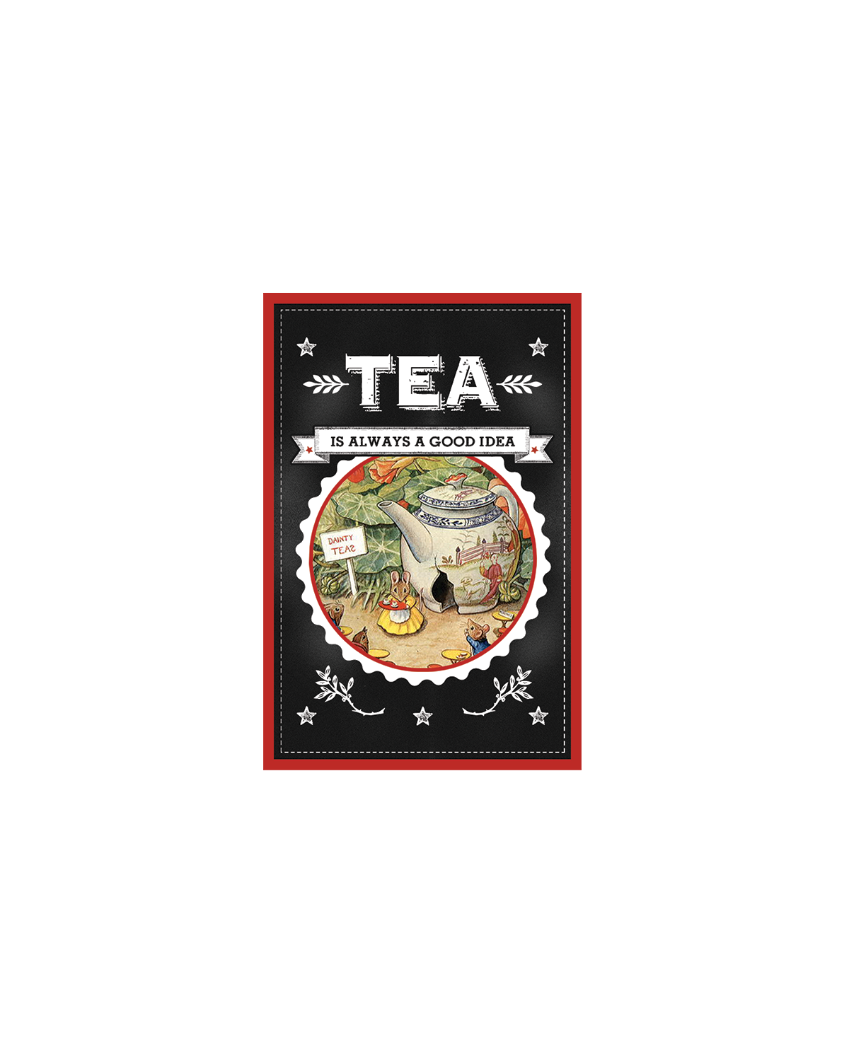 Tea Gift Enclosure Card