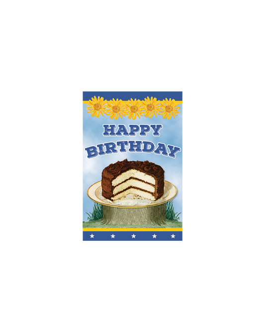 Birthday Cake Gift Enclosure Card