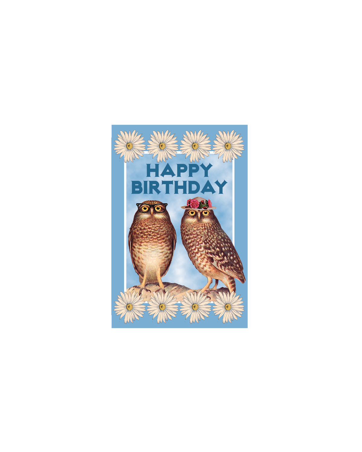 Birthday Owls Gift Enclosure Card