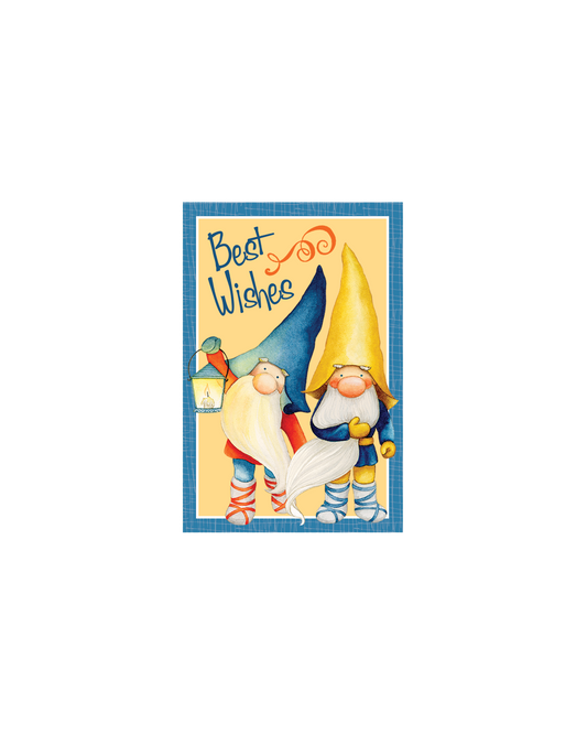 Best Wishes Gnomes Gift Enclosure Card