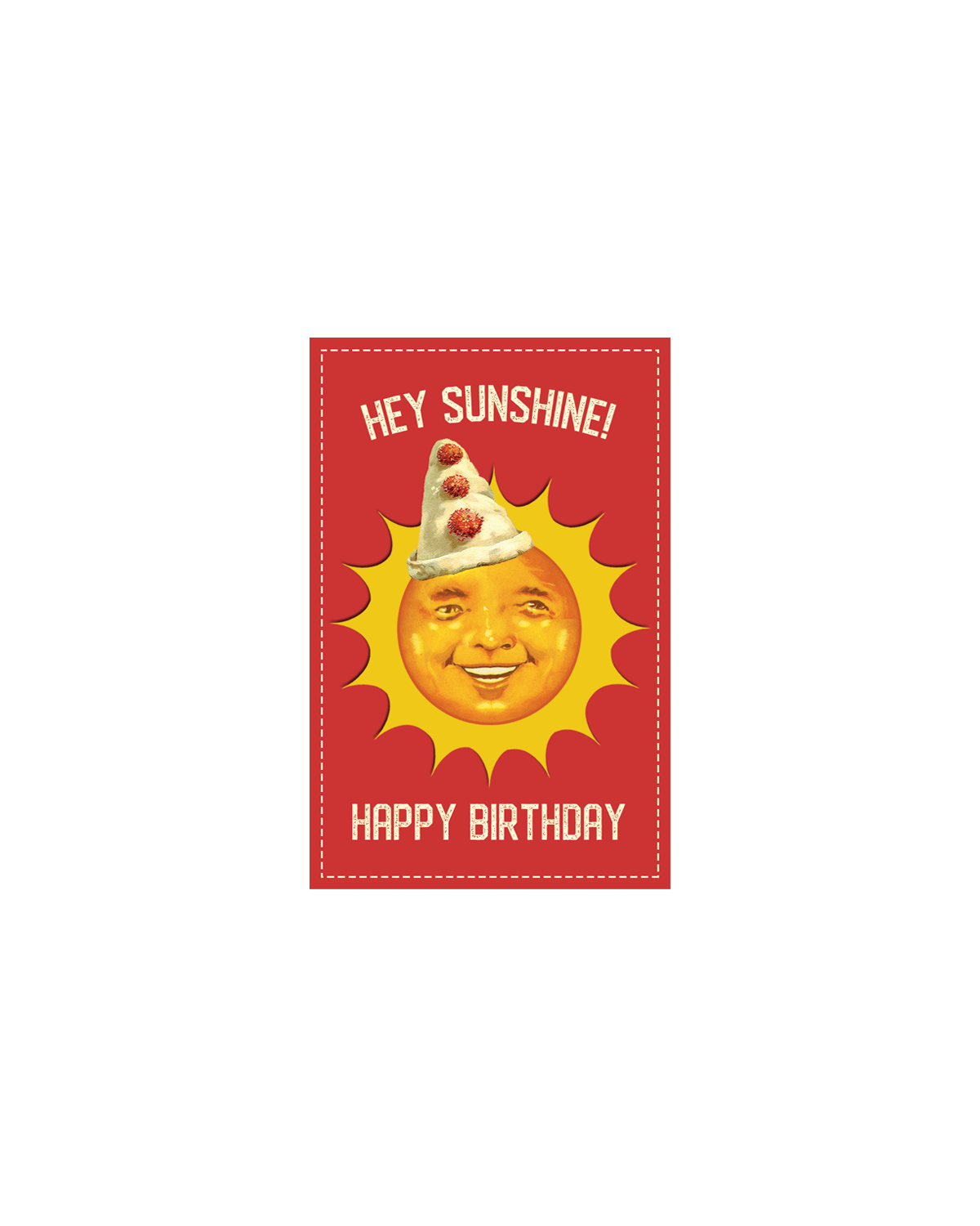 Birthday Sunshine Gift Enclosure Card