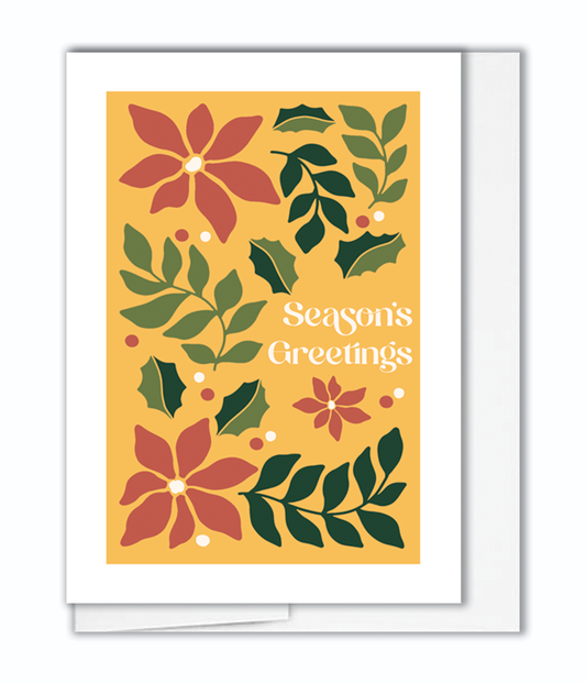 Winter Holly Gift Enclosure Card